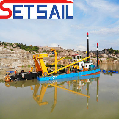 QHCST-61 Υδραυλικός έλεγχος Ντίζελ Enigne Cutter Suction Dredger για την αποβάθρα