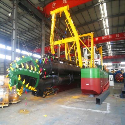 16 ιντσών Αμμοτριβή κόπτης Suction Dredger με 70kw κόπτης δύναμη κεφαλή και άγκυρο ραβδί