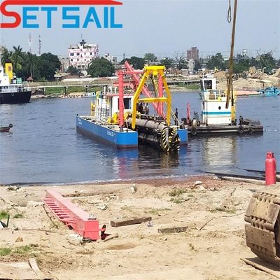 10 ίντσες κόπτης αναρρόφηση άμμου Dredger Δύο κόπτης κεφαλή για υψηλής χωρητικότητας άμμο Dredging