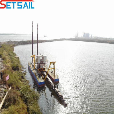 450m3 ρεύμα νερού 6 ίντσες κόπτης αναρρόφηση βρύση με ανθεκτικό κύτος και κινητήρα ντίζελ