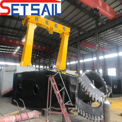 Η λύση εκσκαφής του Μπαγκλαντές 5000m3 Cutter Suction Dredger με κινητήρα ντίζελ Cummins