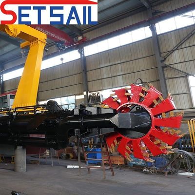 160m3-2000m3 χωρητικότητα Bucket Wheel Suction Dredger για την αμμό του ποταμού σε προσιτή τιμή
