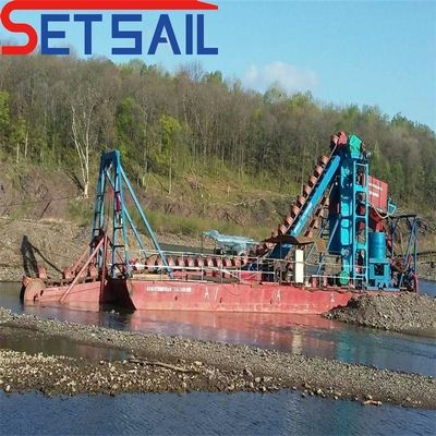 7.5-100kw Ανυψωτική ισχύς κινητήρα αναστάτωση αλυσίδα αλυσίδας αλυσίδας κουβάς εξορυκτικής μηχανής για ποτάμι