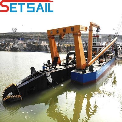 Fada Gerbox 8 ιντσών κόπτης Suction Dredger με 1,5 μέτρα ύψος και υδραυλικό κινητήρα ντίζελ