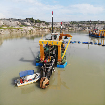 30kw-500kw Ντίζελ Cutter Suction Dredger για προσαρμοσμένη ροή νερού 3500/4000/5000/6000m3
