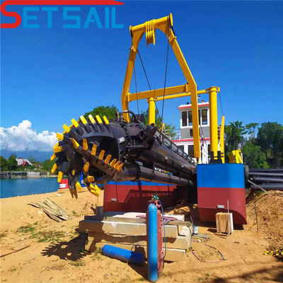 250mm διάμετρος σωλήνα εκφόρτωσης 12 ίντσες κόπτης Suction Sand Dredger με πιστοποίηση ISO