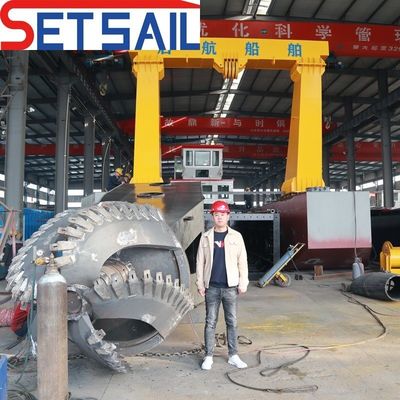 Υδραυλικός κόπτης Rexroth Απορροφητική σκούπα άμμου με κινητήρα ντίζελ Πολιτική επιστροφής 30 ημερών