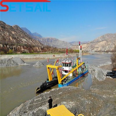 Η Siemens PLC 12inch Cutter Suction Dredger για την εκσκαφή αμμουδιού ποταμού και επιστροφή χρημάτων 30 ημερών