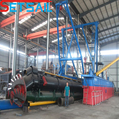 Η Siemens PLC 12inch Cutter Suction Dredger για την εκσκαφή αμμουδιού ποταμού και επιστροφή χρημάτων 30 ημερών