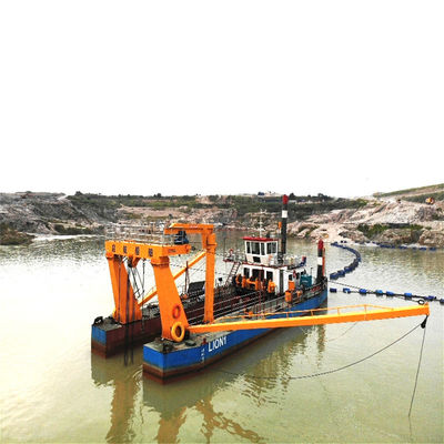 Προσαρμοσμένη Cumins 634kw Diesel Engine Cutter Sand Dredger με υδραυλική κεφαλή κόψιμο