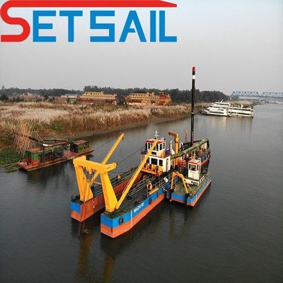 360000.000kg Πακέτο Ακαθάριστο βάρος κινητήρας ντίζελ αντλία λάσπης κοπτήρας αναρρόφηση αποβρύχων για άμμο