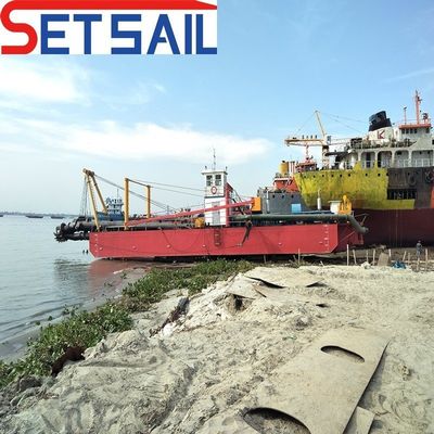 16 ιντσών Cutter Suction Dredger με άγκυρο Boom ρεύμα νερού 2500 κυβικά μέτρα τύπου ισχύος ντίζελ