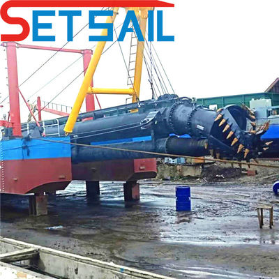 3.2-12.2m πλάτος λίμνη λάσπη Cutter Suction εξοπλισμός απορρόφησης με τη Γερμανία Siemens PLC