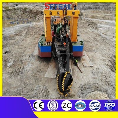 Siemens PLC Cutter Head Cutter Suction Dredger με μετρητή ροής τύπου ισχύος ντίζελ