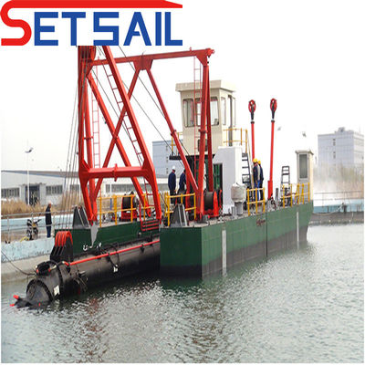 14 ιντσών Cutter Suction Dredger με κινητήρα ντίζελ Cummins και σταθερή χωρητικότητα 400m3/h