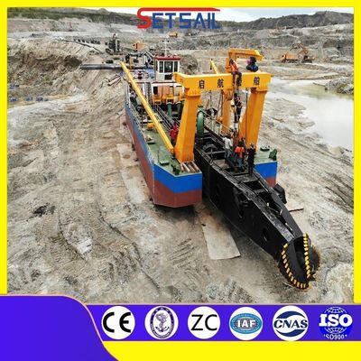 Cummins QHCSDM-20 Cutter Suction Dredger με ηλεκτρική ενέργεια και χωρητικότητα 60-4000m3