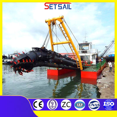 12 ιντσών τρύπα τύπου Cutter Suction Dredger με άγκυρο Boom Δια βίου μετά την πώληση