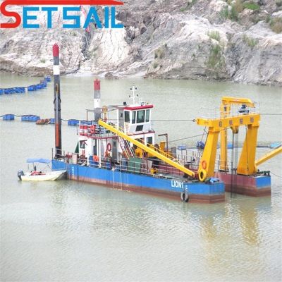 Δύναμη κεφαλής κοπτήρα 108kw κινητήρας ντίζελ 12 ιντσών κοπτήρα αναρρόφηση αποβρύχων με Siemens PLC