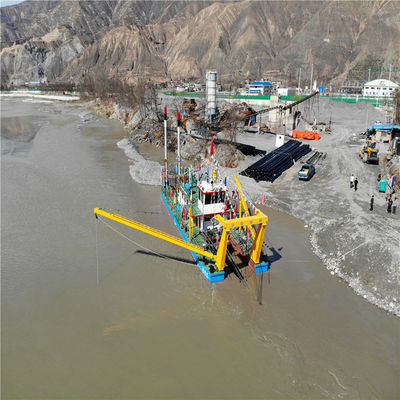 GPS Position Cutter Suction Dredger QHCSE-33 για υδραυλικούς κινητήρες ντίζελ