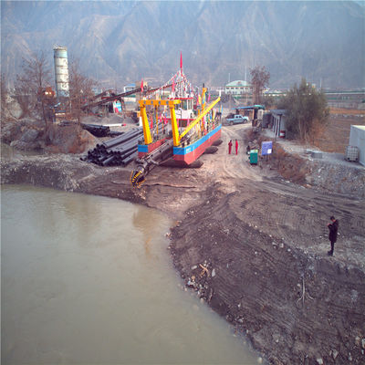 GPS Position Cutter Suction Dredger QHCSE-33 για υδραυλικούς κινητήρες ντίζελ