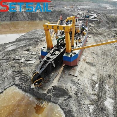 10 ιντσών κόπτης αντλία αναρρόφησης αποβρύχιση για την άμμο του ποταμού εντός 8 μέτρων βάθος αποβρύχισης