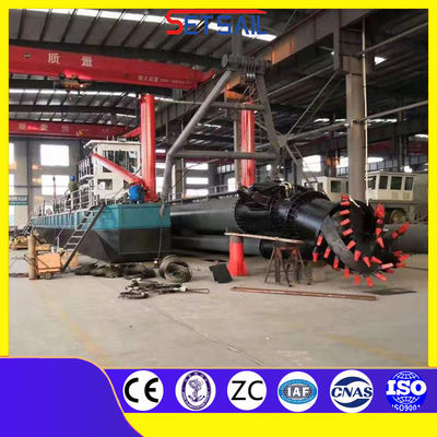 Υδραυλικός κινητήρας ντίζελ 10 ιντσών κόπτης αναρρόφηση ποταμικό αμμοφόρο με ροή νερού 1500m3