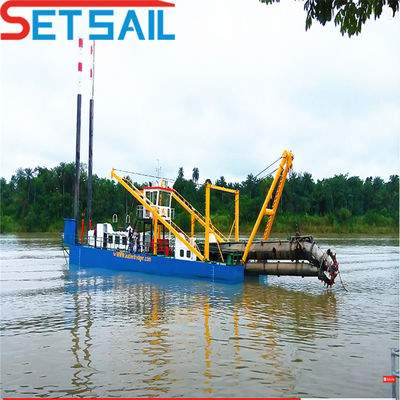 10 ίντσες κόπτης αναρρόφηση Silt Dredger με 8 μέτρα βάθος αναρρίχησης και Rexroth υδραυλική