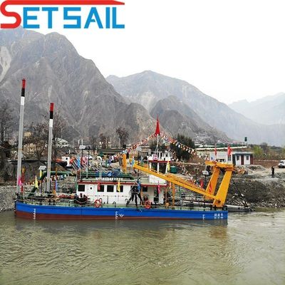 10 ίντσες κόπτης αναρρόφηση Silt Dredger με 8 μέτρα βάθος αναρρίχησης και Rexroth υδραυλική