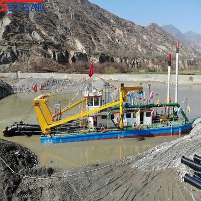 Υδραυλικό σύστημα πιστοποιημένο CE 10inch Cutter Suction Dredger για συνολικό μήκος 31,1 μέτρα