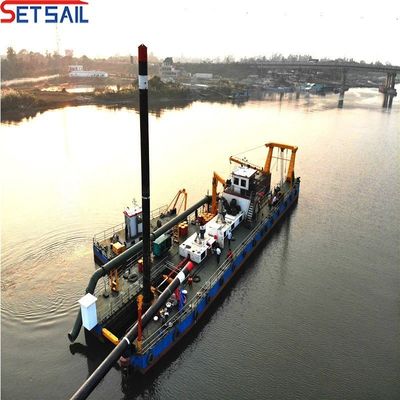 Υδραυλικό σύστημα πιστοποιημένο CE 10inch Cutter Suction Dredger για συνολικό μήκος 31,1 μέτρα