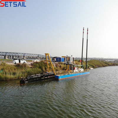 Υδραυλικό σύστημα πιστοποιημένο CE 10inch Cutter Suction Dredger για συνολικό μήκος 31,1 μέτρα