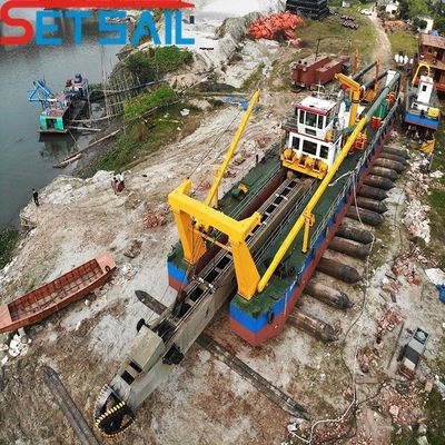 10 ιντσών κόπτης αναρρόφηση αποβλήτων με Shijiazhuang αντλία άμμου και Cumins 122kw κινητήρα