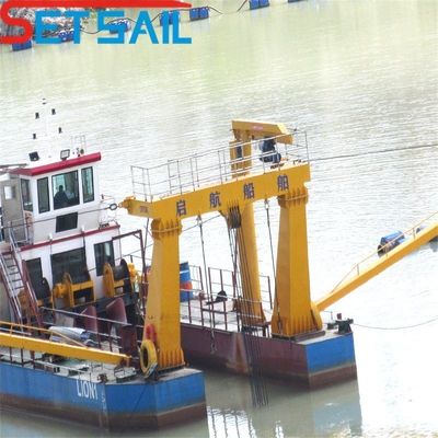 10 ίντσες κόπτης αναρρόφηση άμμου Dredger Δύο κόπτης κεφαλή για υψηλής χωρητικότητας άμμο Dredging