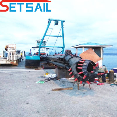 10 ίντσες κόπτης αναρρόφηση άμμου Dredger Δύο κόπτης κεφαλή για υψηλής χωρητικότητας άμμο Dredging