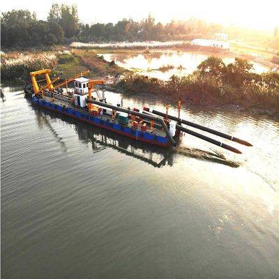 85 τόνους Συνολικό βάρος κόπτης Suction Dredger για άμμο Rexroth υδραυλικό σύστημα 8 ίντσες