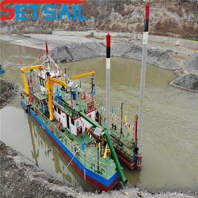50kW Δύναμη κεφαλής κοπτήρα 8 ιντσών κοπτήρα αναρρόφηση βρύση με αντλία άμμου από Rexroth υδραυλική