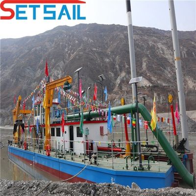 8-14 ιντσών υδραυλικός κόπτης Suction Sand Vessel με Weichai Diesel κινητήρα και Rexroth