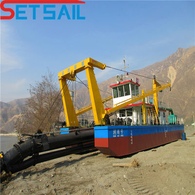 8-14 ιντσών υδραυλικός κόπτης Suction Sand Vessel με Weichai Diesel κινητήρα και Rexroth