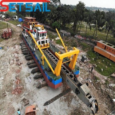 160m3-4000m3 χωρητικότητα Υδραυλικός διακόπτης ελέγχου Suction Dredger με υποβρύχια αντλία άμμου