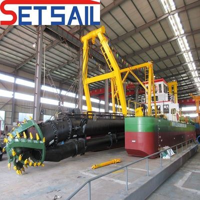 Μαλαισία Δύναμη πετρελαϊκού κινητήρα Siemens PLC Cutter Suction Dredger για ευπροσάρμοστη εκσκαφή