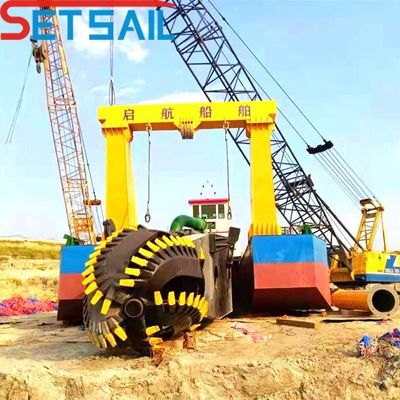Συνολικό μήκος 31,1 μέτρα Siemens PLC Diesel Engine 8 ιντσών Cutter Suction Sand Dredger