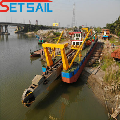 Συνολικό μήκος 31,1 μέτρα Siemens PLC Diesel Engine 8 ιντσών Cutter Suction Sand Dredger