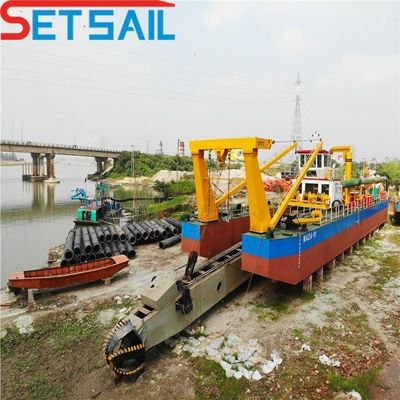 Συνολικό μήκος 31,1 μέτρα Siemens PLC Diesel Engine 8 ιντσών Cutter Suction Sand Dredger