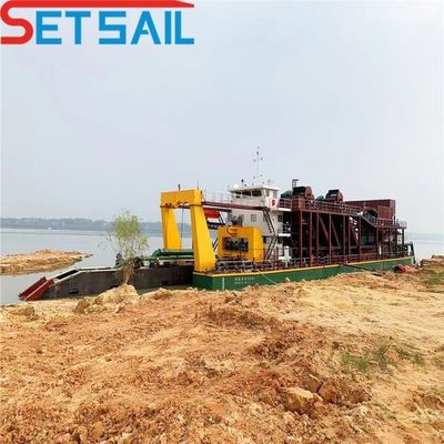 Συνολικό μήκος 31,1 μέτρα Siemens PLC Diesel Engine 8 ιντσών Cutter Suction Sand Dredger