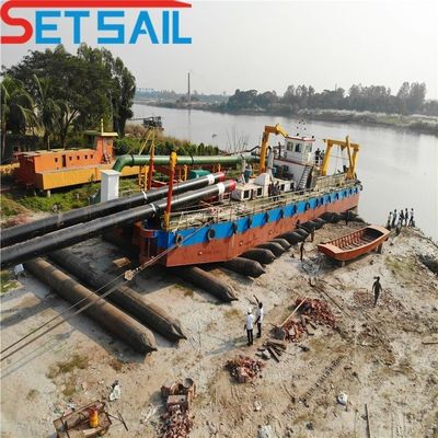 Συνολικό μήκος 31,1 μέτρα Siemens PLC Diesel Engine 8 ιντσών Cutter Suction Sand Dredger