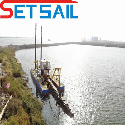 Πολυδιάστατο μηχάνημα Siemens PLC Cutter Suction Sand Dredging με κινητήρα ντίζελ