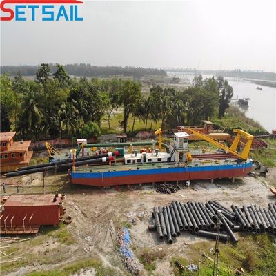 8 ιντσών River Cutter Suction Sand Dredger για Silt Cummins 230kw κύρια ισχύς κινητήρα