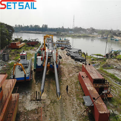 8 ιντσών River Cutter Suction Sand Dredger για Silt Cummins 230kw κύρια ισχύς κινητήρα