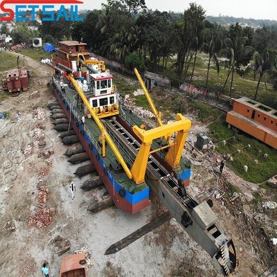 8 ιντσών River Cutter Suction Sand Dredger για Silt Cummins 230kw κύρια ισχύς κινητήρα