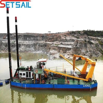 8 ιντσών River Cutter Suction Sand Dredger για Silt Cummins 230kw κύρια ισχύς κινητήρα